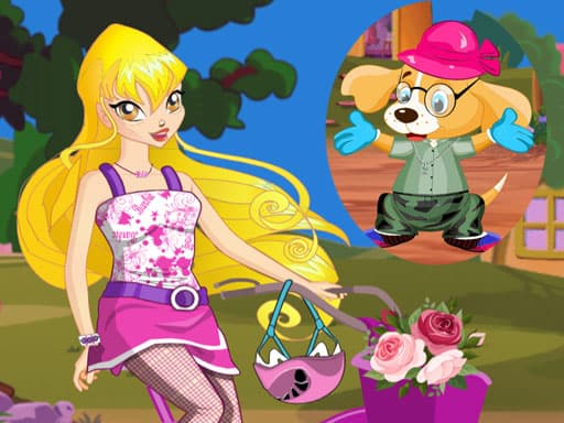 Play Winx Stella and Puppy online