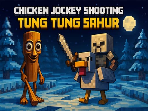Play Chicken Jockey Shooting Tung Tung Sahur online