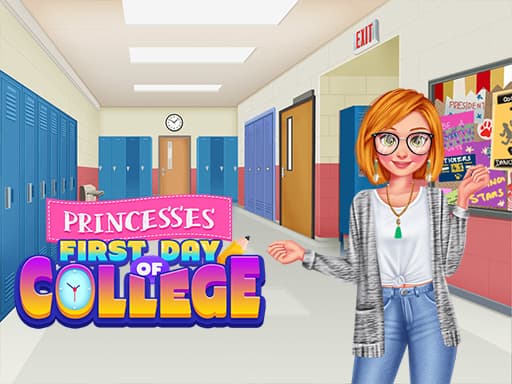 Play Princesses First Days Of College online