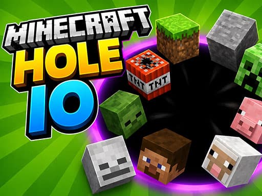 Play Minecraft Hole IO online