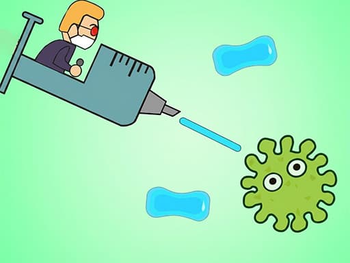 Play Flying Injection Virus Game online