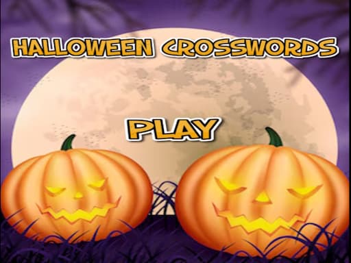 Play Halloween crosswords HTML5 online