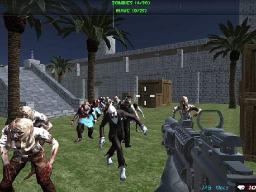 Play Shooting Zombie fps Xtreme Good vs Bad Boys online