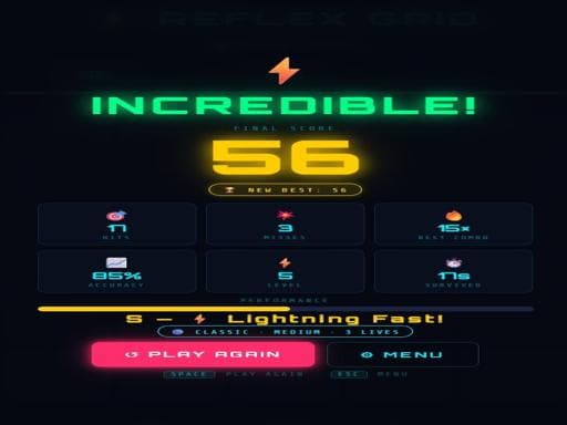 Play Reflex Grid online