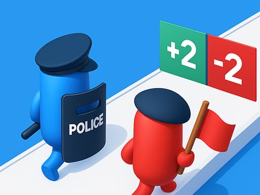 Play Crazy Revolution Police Runner : Hyper Casual online