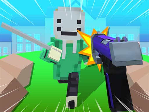 Play Block Craft 3D School online