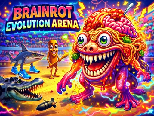Play Brainrot Evolution Arena online