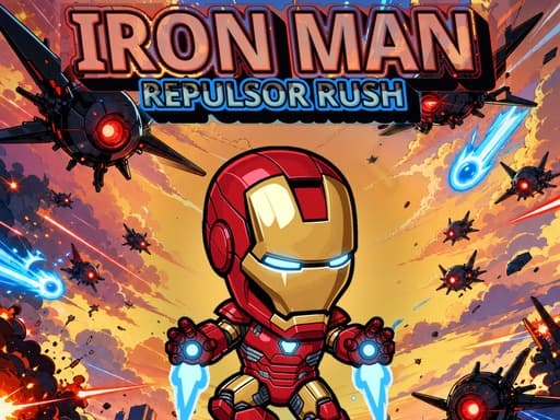 Play Iron Man Repulsor Rush online