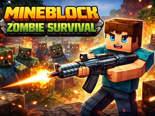 Play Mineblock Zombie Survival online