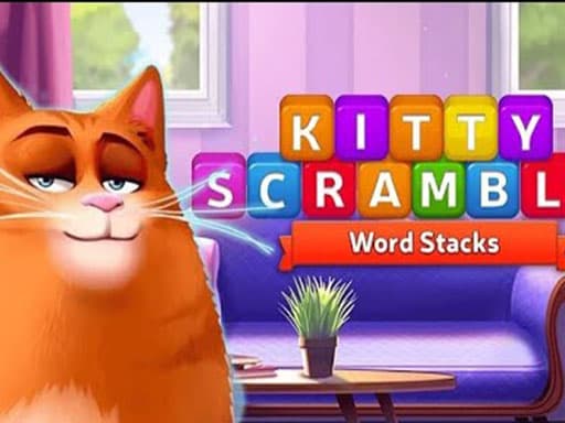 Play Kitty Scramble Stack Word online