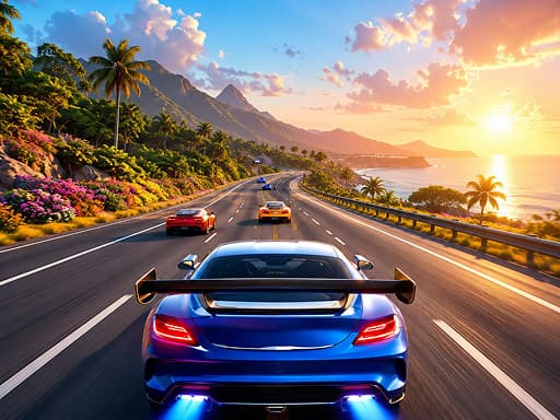 Play Highway Car Racer online