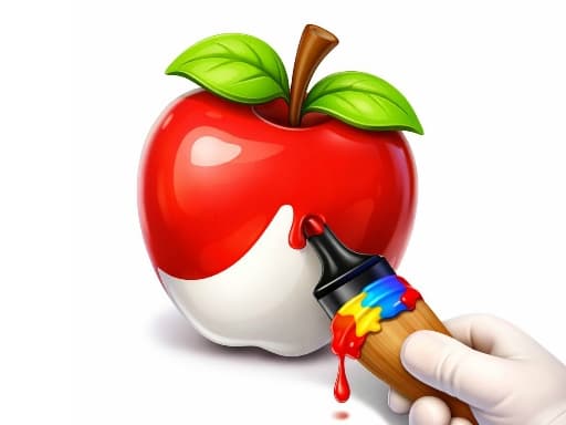 Play Easy Apple Coloring Book online