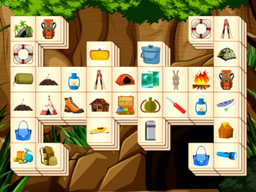 Play Hiking Mahjong online