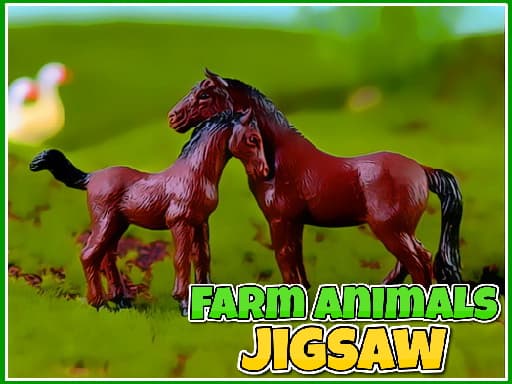 Play Farm Animals Jigsaw online
