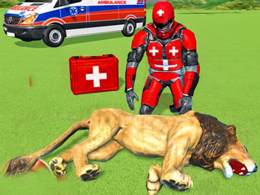 Play Animals Rescue Game Doctor Robot 3D online