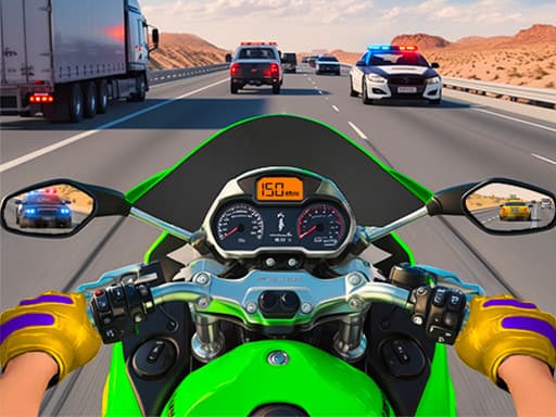 Play Moto Bike Highway Racing Game online