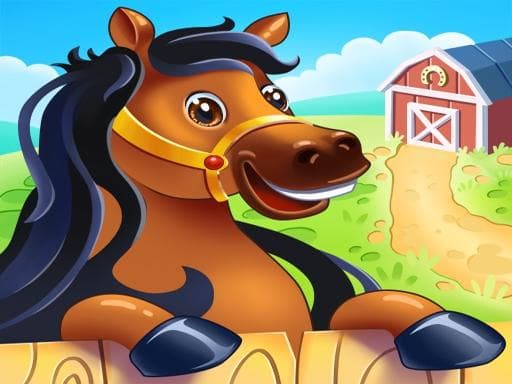 Play Animal Farm for Kids. Toddler games online online
