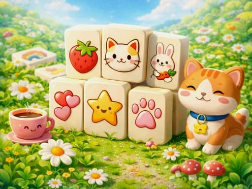 Play Cartoon Mahjong online
