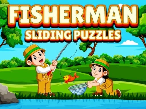 Play Fisherman Sliding Puzzles online