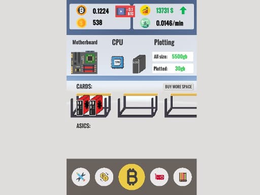 Play Bitcoin Clicker online