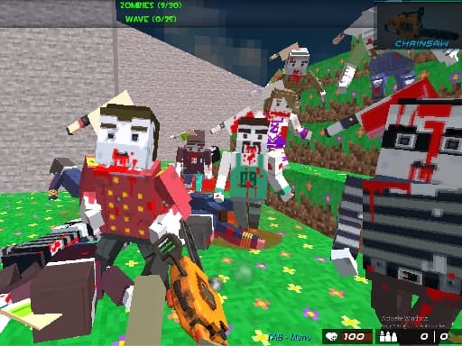 Play Survival shooting blocky combat: pixel gun apocaly online