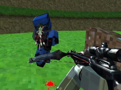 Play Pixel Paintball Ruins Fun online