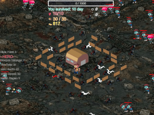 Play Terrifying Zombies: Tower Defense 1 Game online