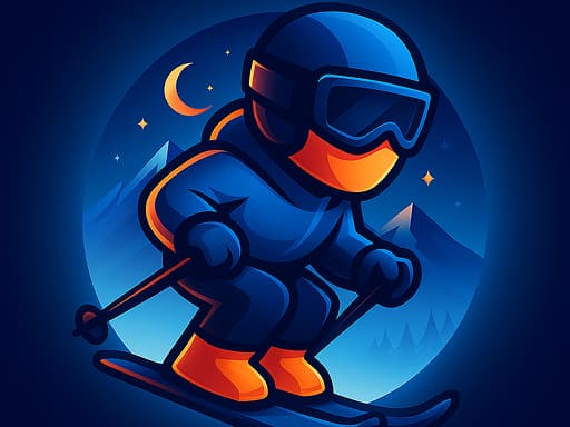 Play Crazy Snow Skier: Platformer online