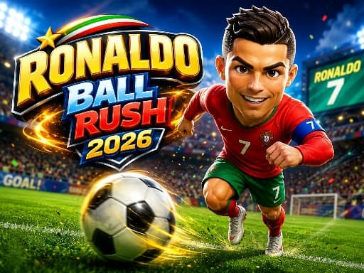 Play Ronaldo Ball Rush 2026 online