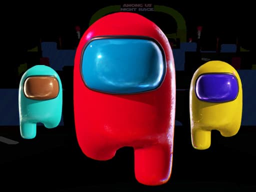Play Among Us Night Race online