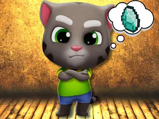 Play Talking Tom Diamond Hunt online