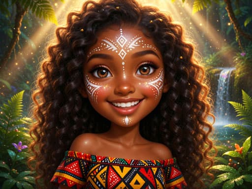 Play African Princesses: Style Island online