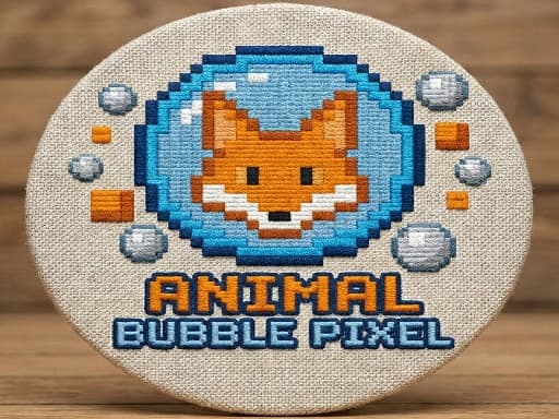Play Animal Bubble Pixel online