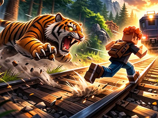 Play Running From A Hungry Tiger online
