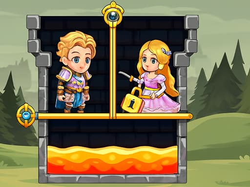 Play Save the Girl: Pin Pull online