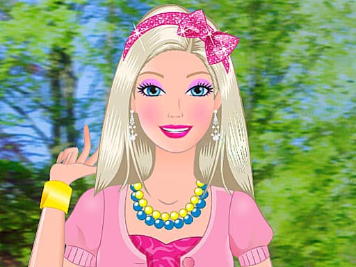 Play Barbie Garden Girl online