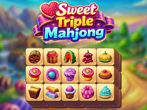Play Sweet Triple Mahjong online