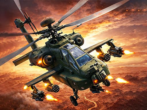 Play Gunship Strike Helicopter Game online