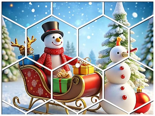 Play Christmas Hexa Puzzle online