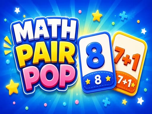 Play Math Pair Pop online