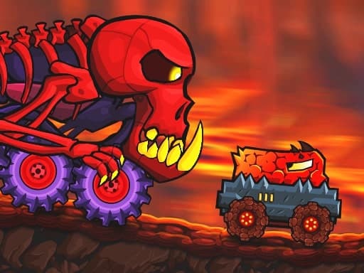 Play Car Eats Car: Volcanic Adventure online