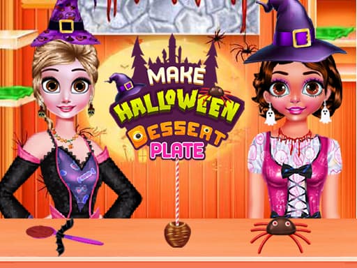 Play Make Halloween Dessert Plate online
