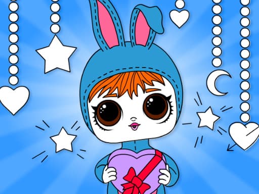 Play Popsy Surprise Valentines Day Coloring online