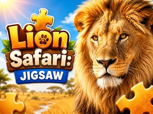 Play Lion Safari: Jigsaw Puzzles online