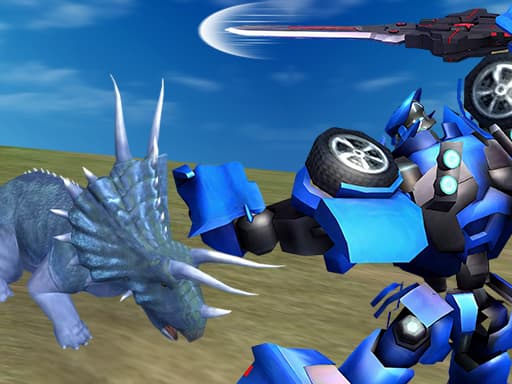 Play Jurassic Dinosaur Mech Battle online