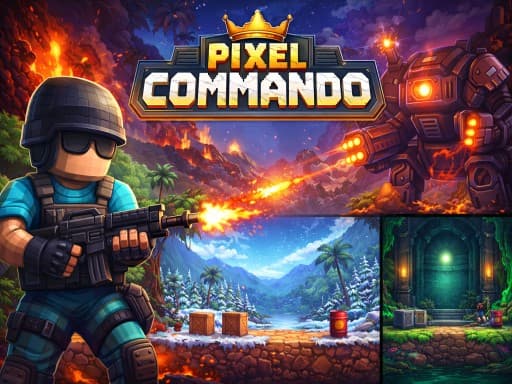 Play Pixel Commando online