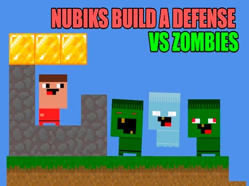 Play Nubiks build a defense vs zombies online