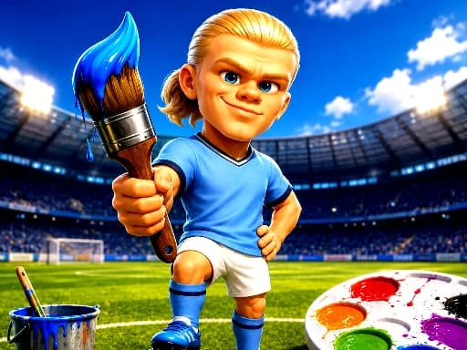 Play Haaland Coloring Book online