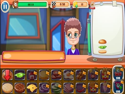 Play Funny Burger Shop online