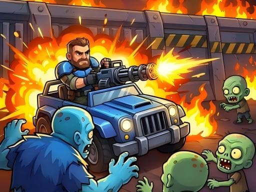 Play Zombie Defense: Last Stand online